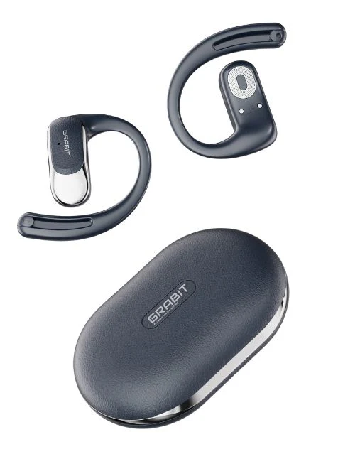 GRABIT G-AERO OPEN EAR WIRELESS EARBUDS BLACK - Image 2