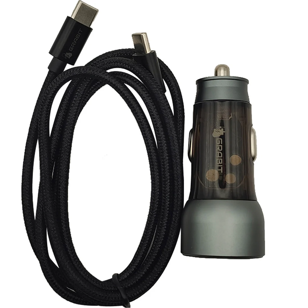 GRABIT GCC-100 52.5 W Car Charger BLK