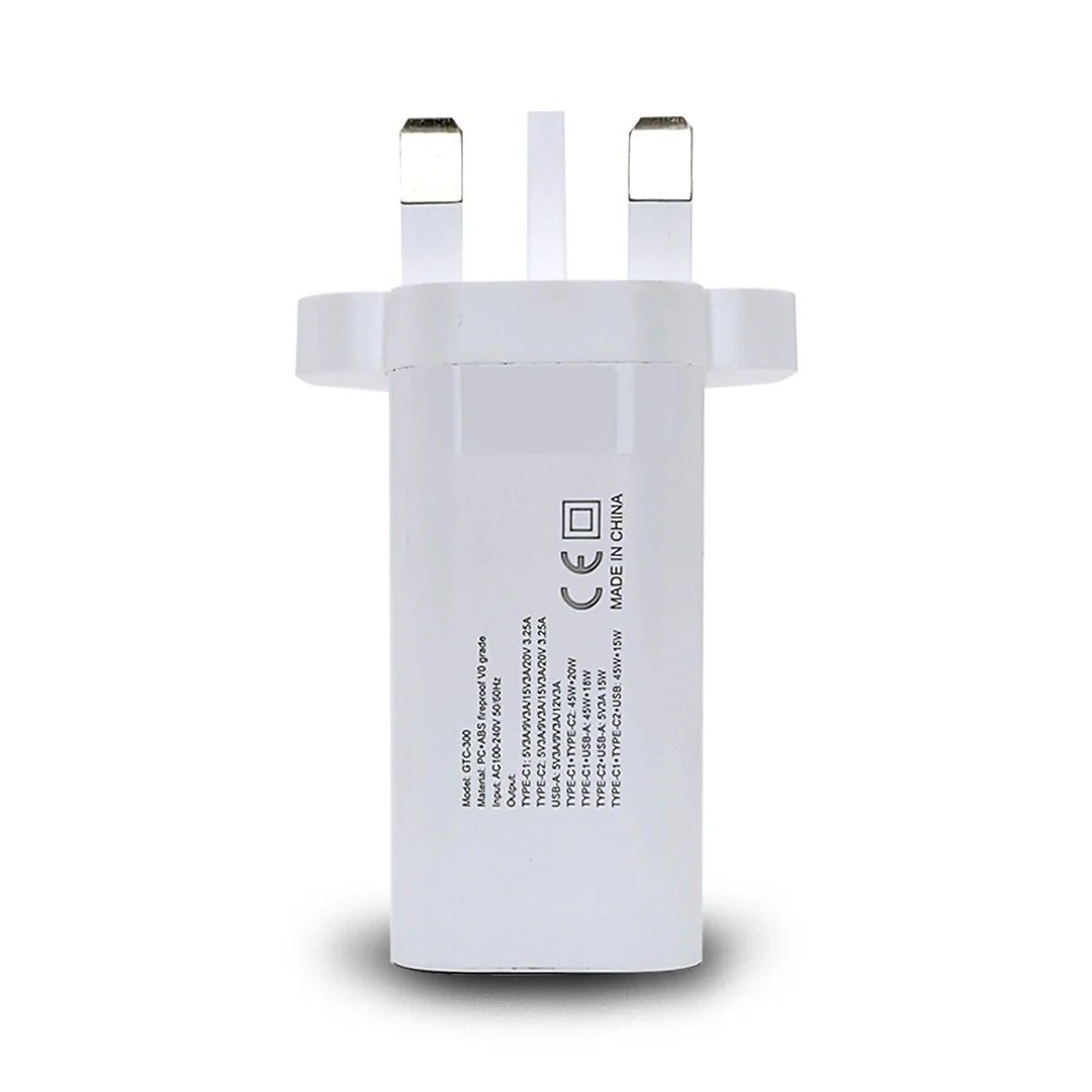 GRABIT GTC-300 PD 65W WALL ADAPTER WHT - Image 2