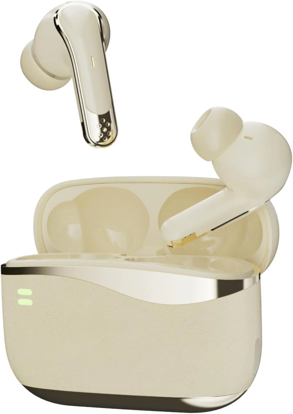 Grabit GTunes Duet TWS Earbuds with Active Noise Cancelling Beige - Image 2