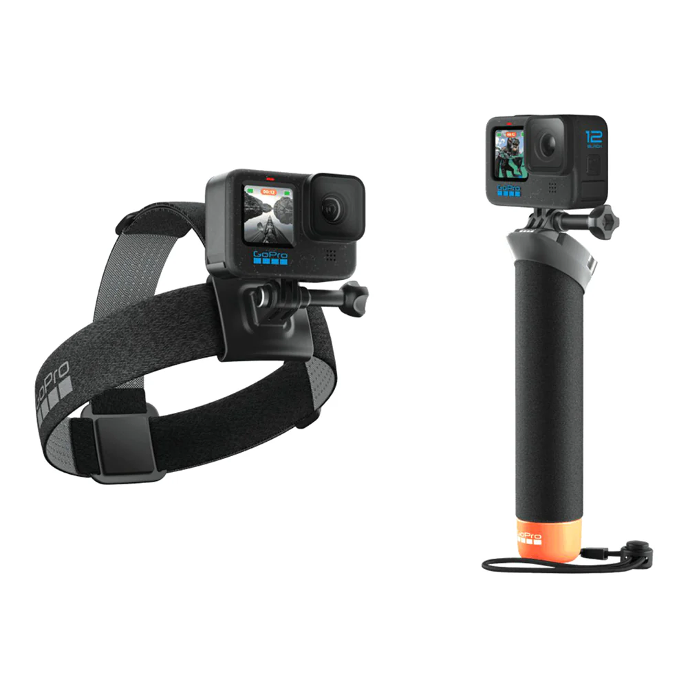 GoPro HERO12 Black Action Camera Waterproof with 5.3K60 Ultra HD Video, 27MP Photos, HDR, 1/1.9 inch Image Sensor, Live Streaming, Webcam, Stabilization+ Accessories Bundle - Image 2