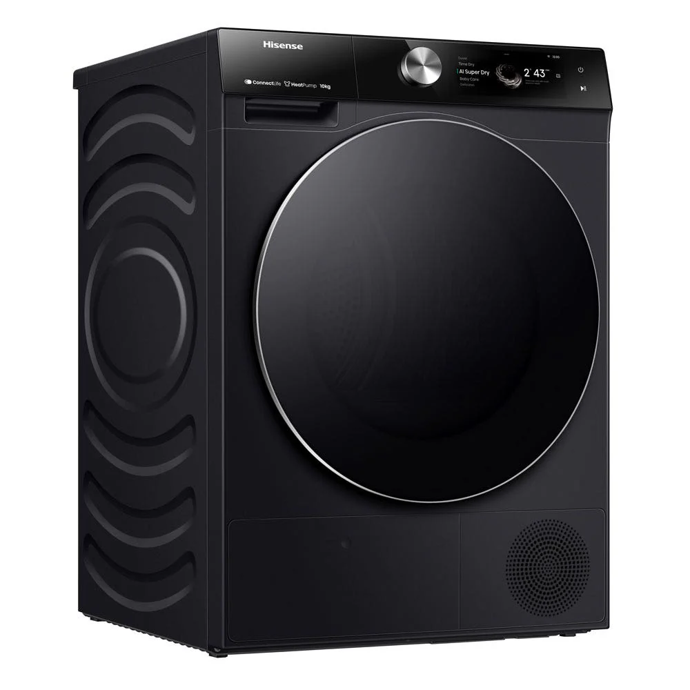 Hisense 10 kg, Smart Connect 7S Series Dryer, DH7S107BB, 1 year warranty - Image 2