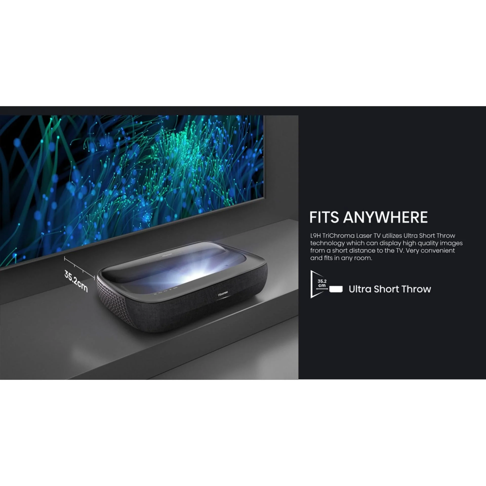 Hisense 100 Inch 4K Laser TV, Ultra Short Throw, Smart TV – 100L9HD - Image 8