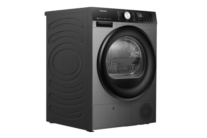 Hisense 9 kg Front Load Heat Pump Dryer, Black, DH3S902BT - Image 2