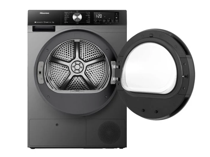 Hisense 9 kg Front Load Heat Pump Dryer, Black, DH3S902BT - Image 3
