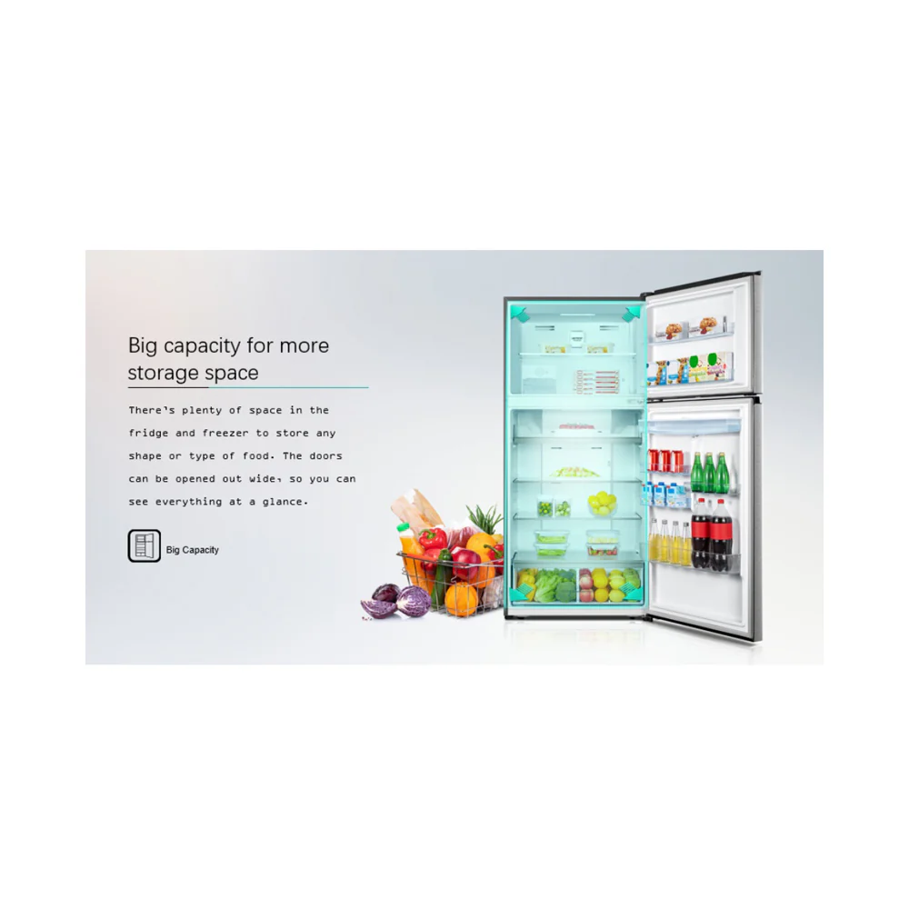 Hisense Double Door Refrigerator 729L Silver RT729N4WSU - Image 2