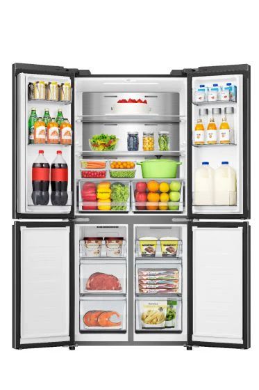 Hisense Four Door French Refrigerator, 610 L, Black, RQ5G470SBB3 - Image 3