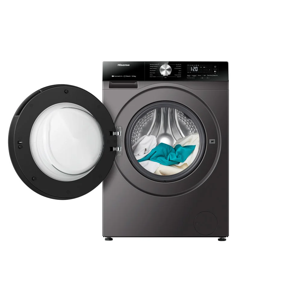Hisense Smart Front Load Washing Machine, 10.5 kg, WF3S1043BT - Image 2