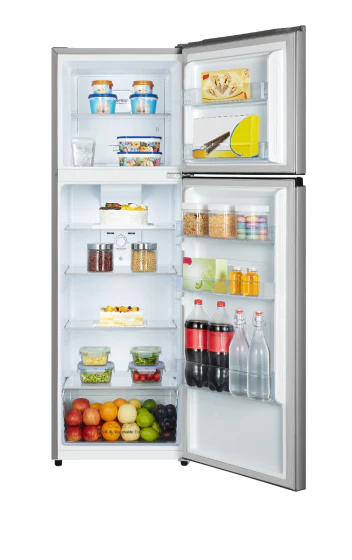Hisense Top Freezer Refrigerator, 250 L, Stainless steel, RT3N328NAB - Image 3