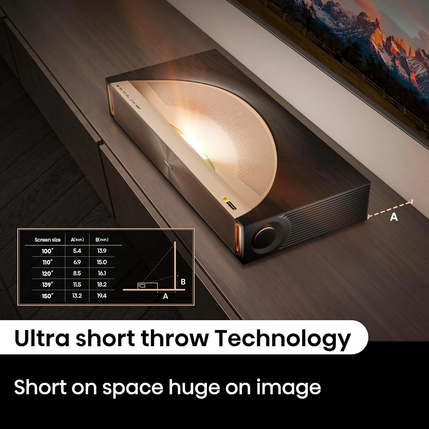 Hisense Ultra Short Throw Triple Laser Projector, 4K UHD Smart Projector – L9Q - Image 9