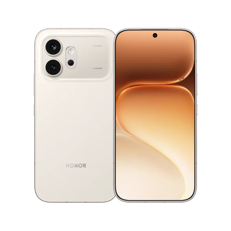 Honor 600 Smartphone 12GB RAM, 256GB Storage – Golden White - UAE Version