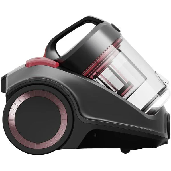 Hoover CDCY-P6ME Power 6 Advanced 2200W Vacuum Cleaner, One Touch Easy Empty Bin, Single Cyclonic Technology, HEPA Filter, Ideal for Allergy Sufferers, Pet Owners, Efficient Home Cleaning - Grey Red - Image 5