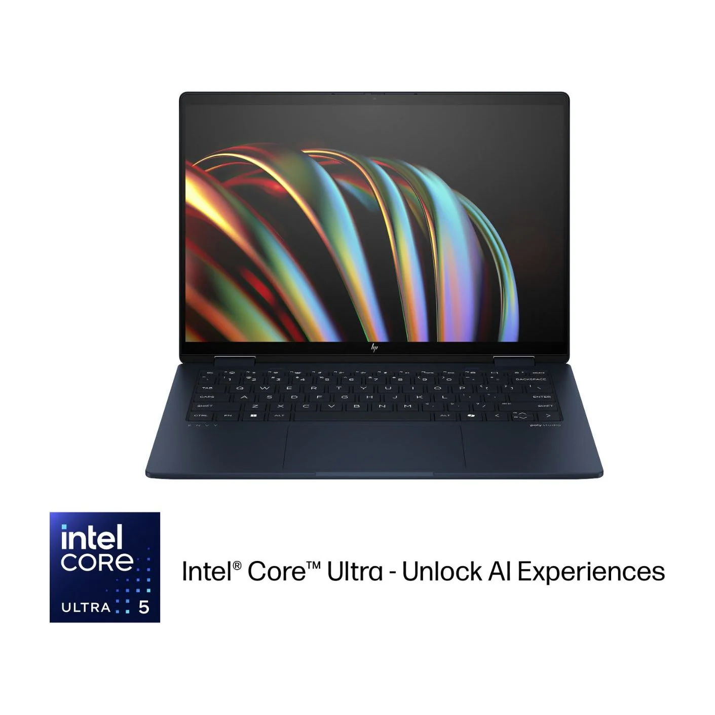 HP Envy x360 14-FC0006NE 2in1 Convertible Laptop, Intel 14th Gen U5-125U, 16GB RAM, 512GB SSD, Intel Graphics, 14 2.8K, Windows 11 Home, Atmospheric Blue - Image 2