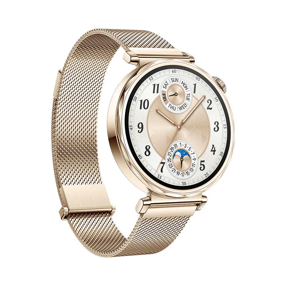 Huawei GT5 41mm Smartwatch Jana Gold Milanese Strap - Image 3