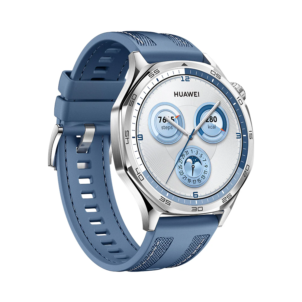 Huawei GT5 46mm Smartwatch Vili Blue Woven Strap - Image 3