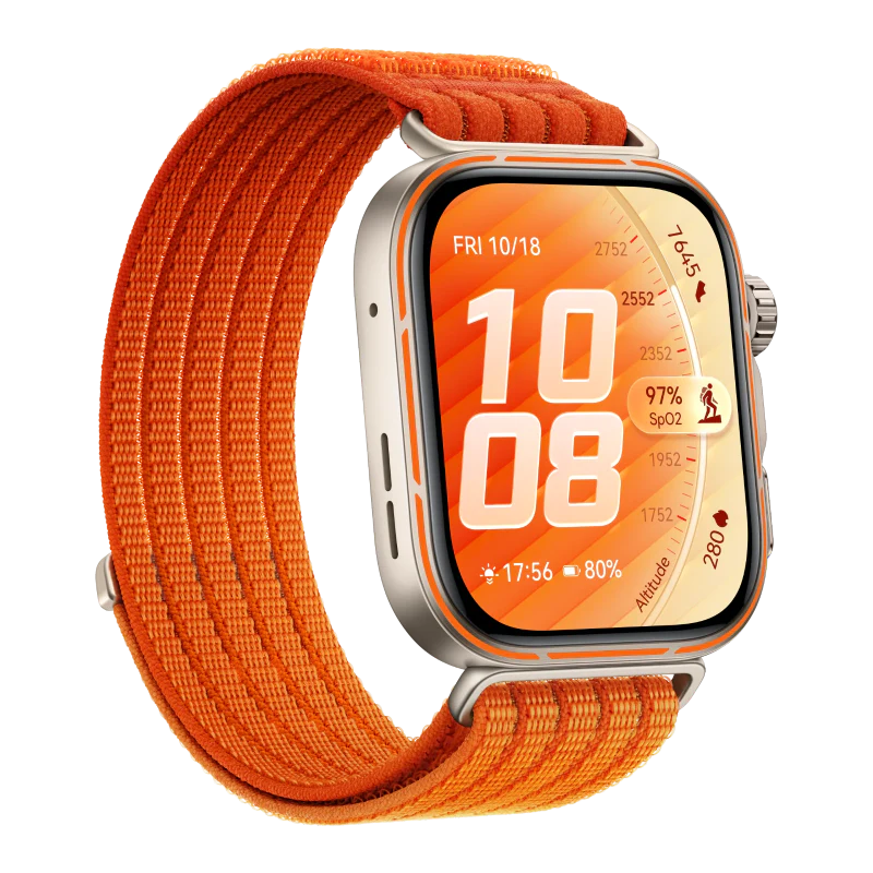 Huawei Watch GT Fit 5 Pro Smartwatch – Orange - Image 3