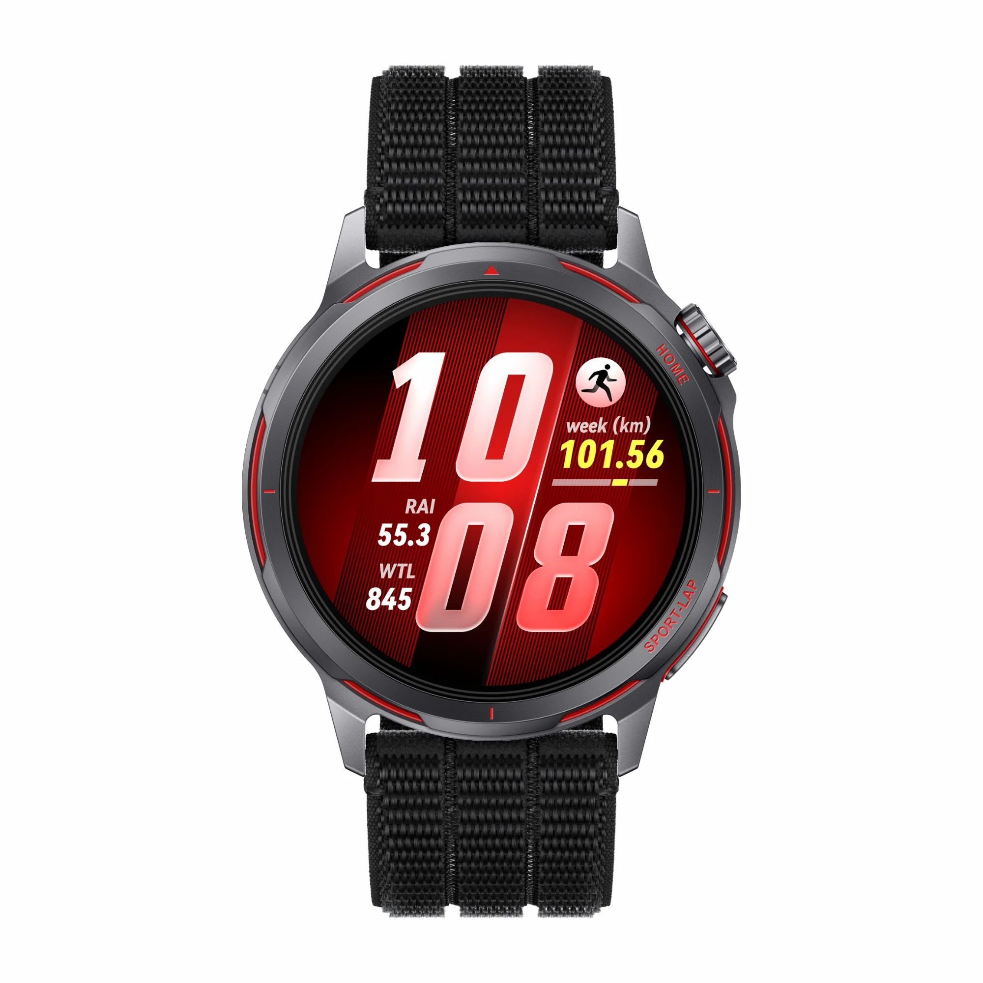 Huawei Watch GT Runner 2 Black AirDry Woven Strap - Image 2