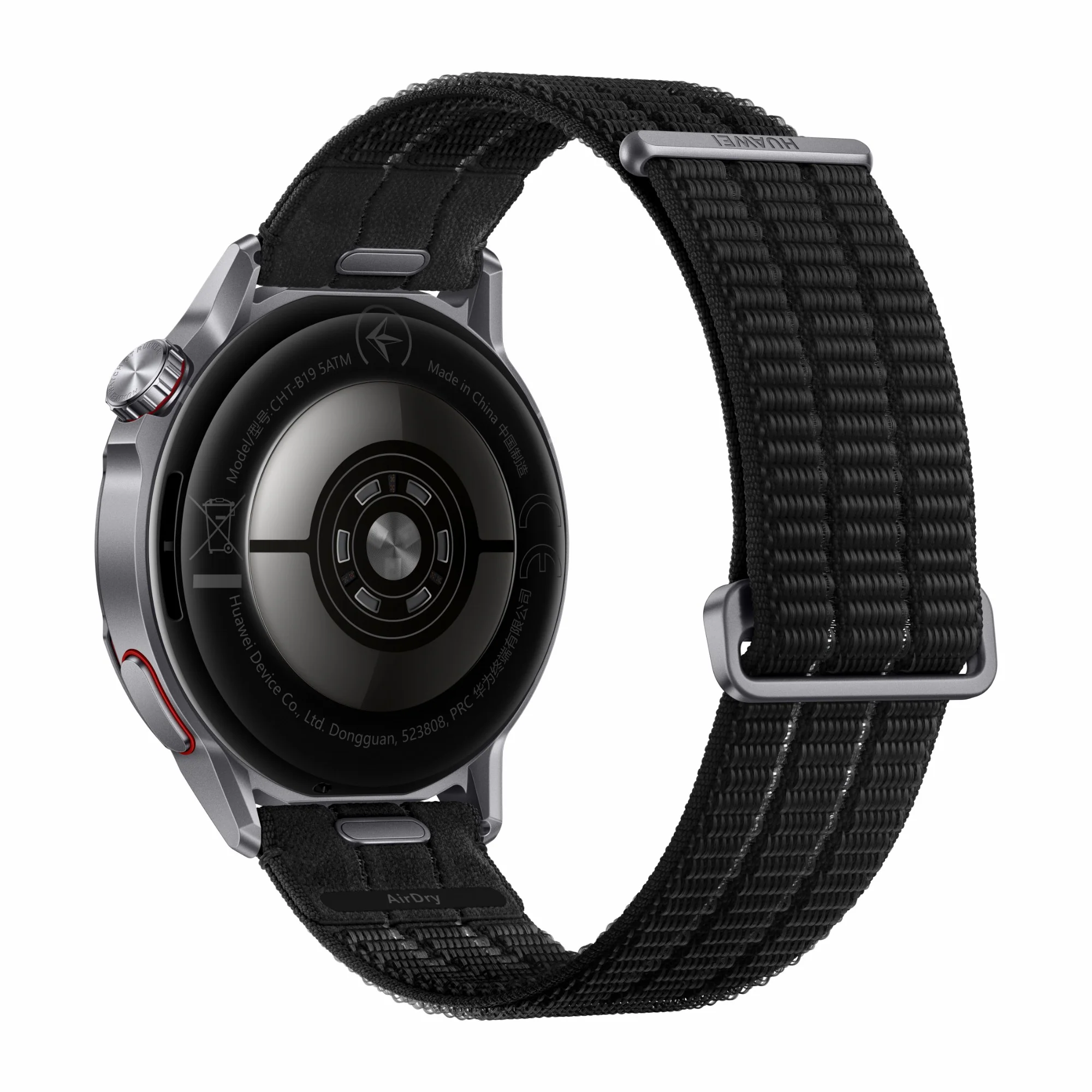 Huawei Watch GT Runner 2 Black AirDry Woven Strap - Image 4