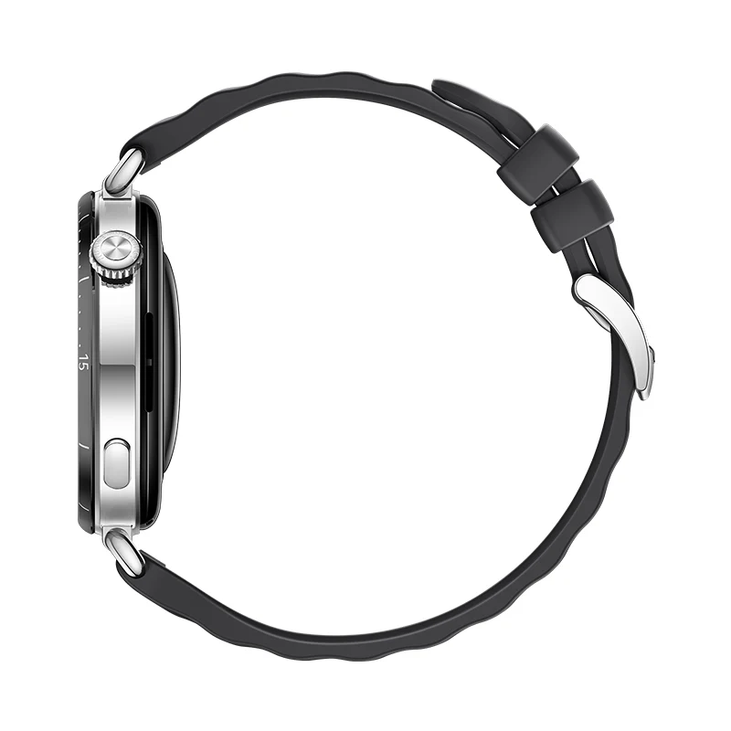 Huawei Watch GT6 Atum Fluoroelastomer Strap, 46mm, Black - Image 4
