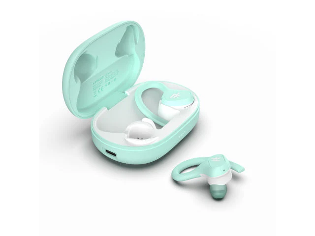 IFROGZ Airtime Sport In-ear True Wireless Earphones, 25-hour battery life, Wireless Charging, Mint - Image 2