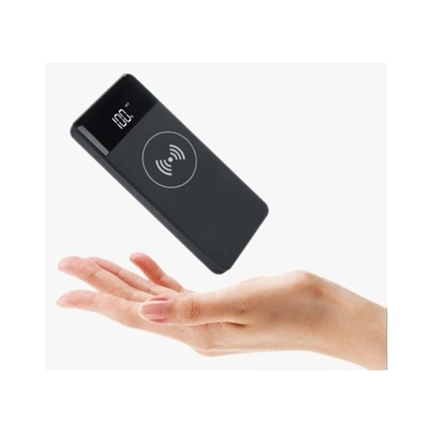 Inet Digital Foldable Wireless Power Bank 10000mAh Black - Image 2