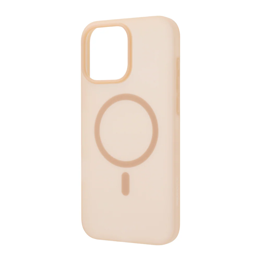 Infinyty Airify Ultra-Thin Semi-Transparent Silicone MagSafe Case iPhone 16 Pro, Sand - Image 4