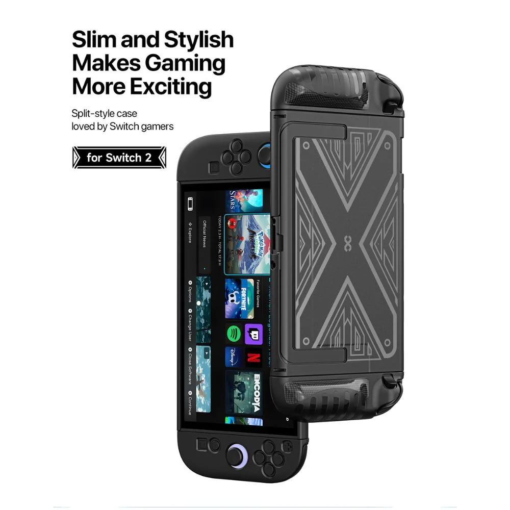 Infinyty Veon Protective Case for Nintendo Switch 2, Black - Image 5