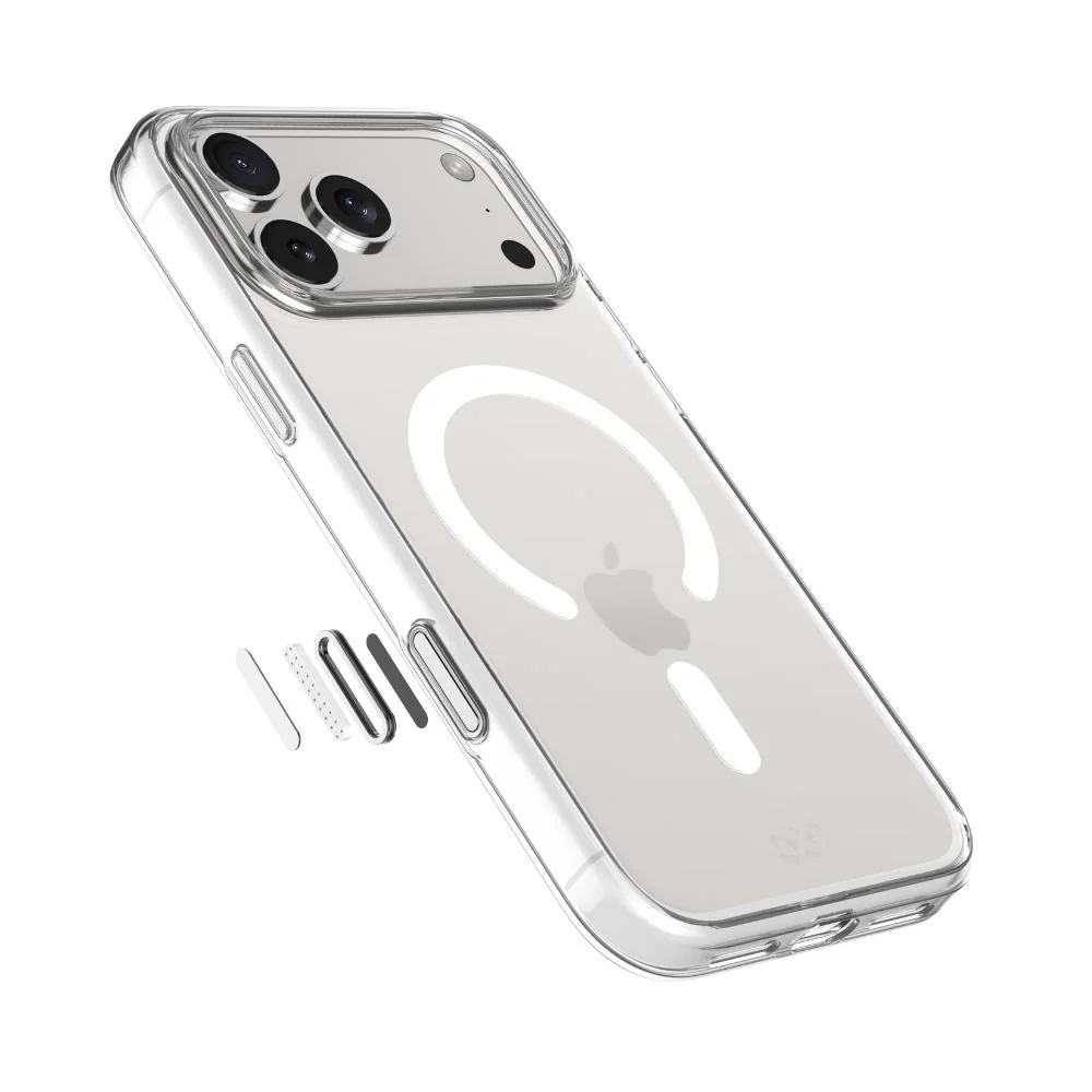 Infinyty Crylex Premium Clear Case with Camera Button for iPhone 17 Pro Max
