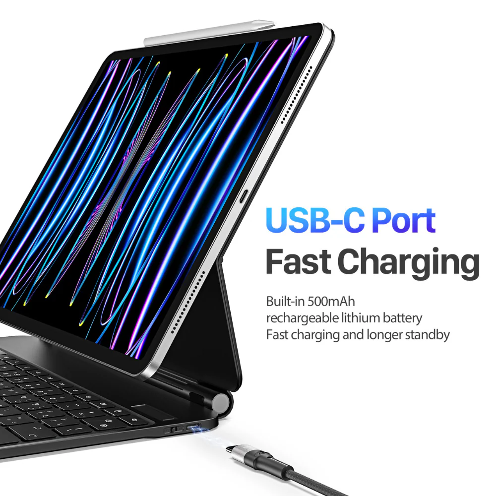 Infinyty EXIVO-I Keyboard for iPad Pro 11-inch, Black - Image 5