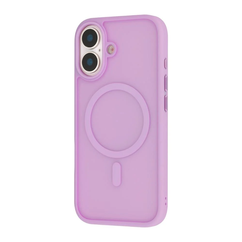 Infinyty Gleam Hybrid Matte Soft Touch MagSafe Case for iPhone 17, Purple - Image 5