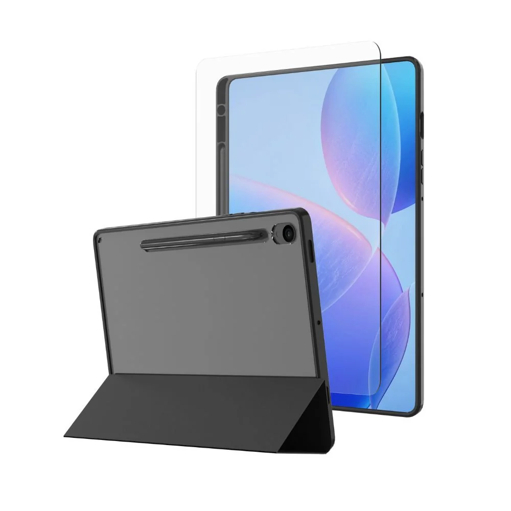 Infinyty INFIDUO Samsung Tablet Case and Protector Bundle Galaxy Tab S10 FE, Black - Image 4