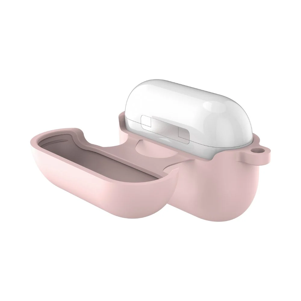 Infinyty Lumin Silicone AirPods Pro 2 Case, Pink - Image 3