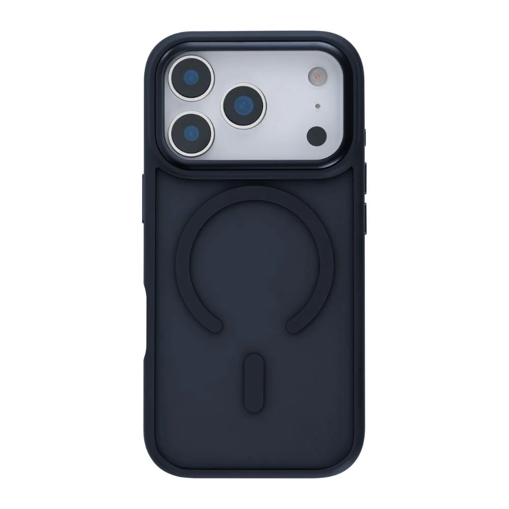 Infinyty Modo Hybrid Matte Soft Touch Case With Metallic Accents iPhone 17 Pro Max, Dark Blue - Image 2