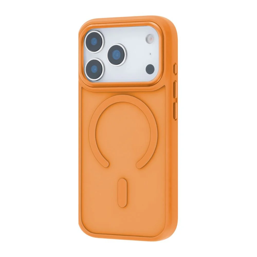 Infinyty Modo Hybrid Matte Soft Touch Case With Metallic Accents IPhone 17 Pro Max, Orange - Image 4