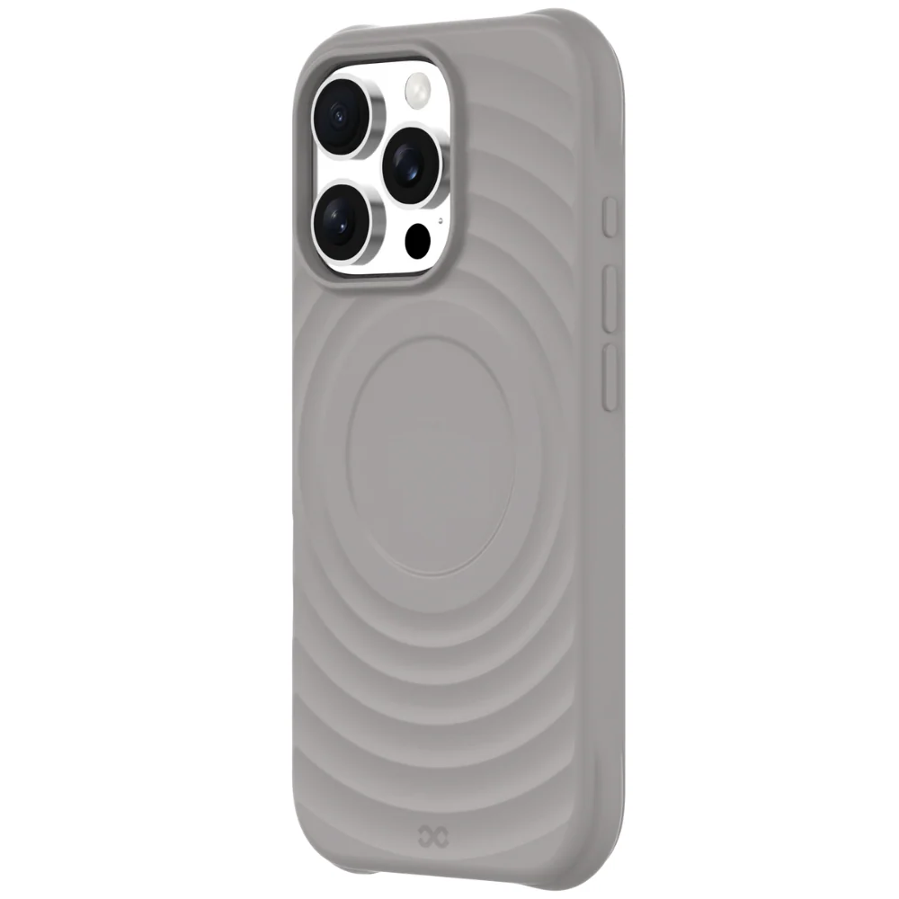 Infinyty Quiver Ripple Silicone Case iPhone 16 Pro Max, Dark Grey - Image 3