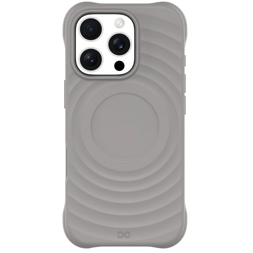 Infinyty Quiver Ripple Silicone Case iPhone 16 Pro Max, Dark Grey - Image 5