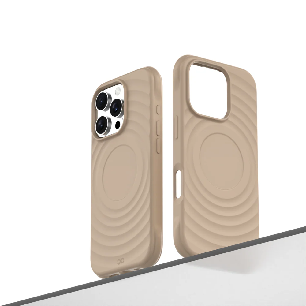 Infinyty Quiver Ripple Silicone Case iPhone 16 Pro, Dark Grey - Image 3