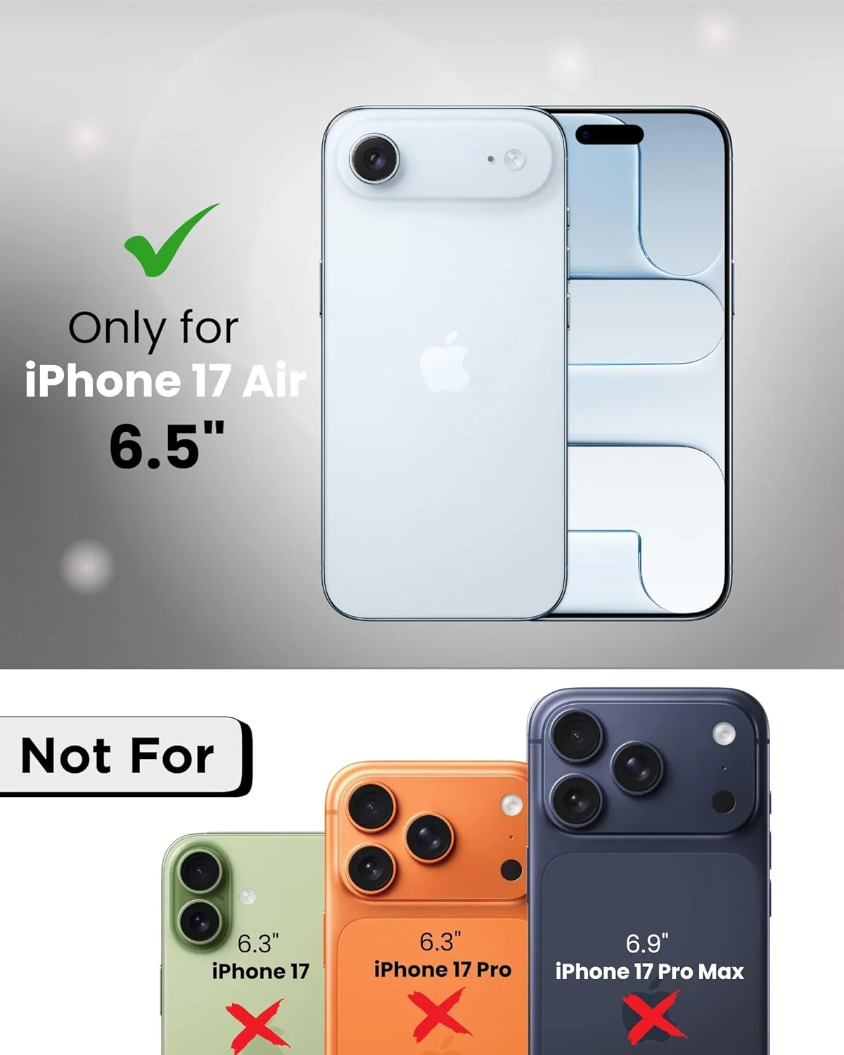 Infinyty ShieldX Ultra-Clear HD Screen Protector with Auto Aligner for iPhone Air - Image 2