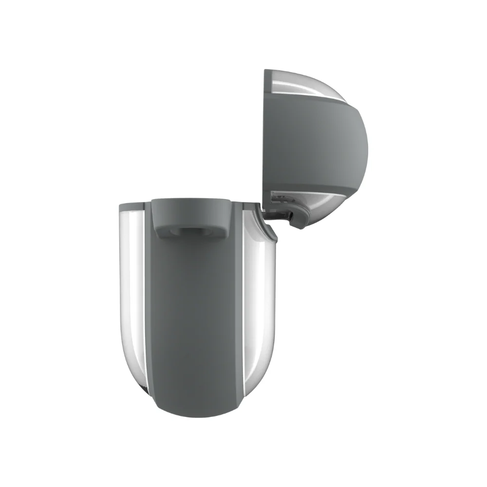 Infinyty Vizo Frosted Silicone Case for AirPods 4, Grey - Image 3
