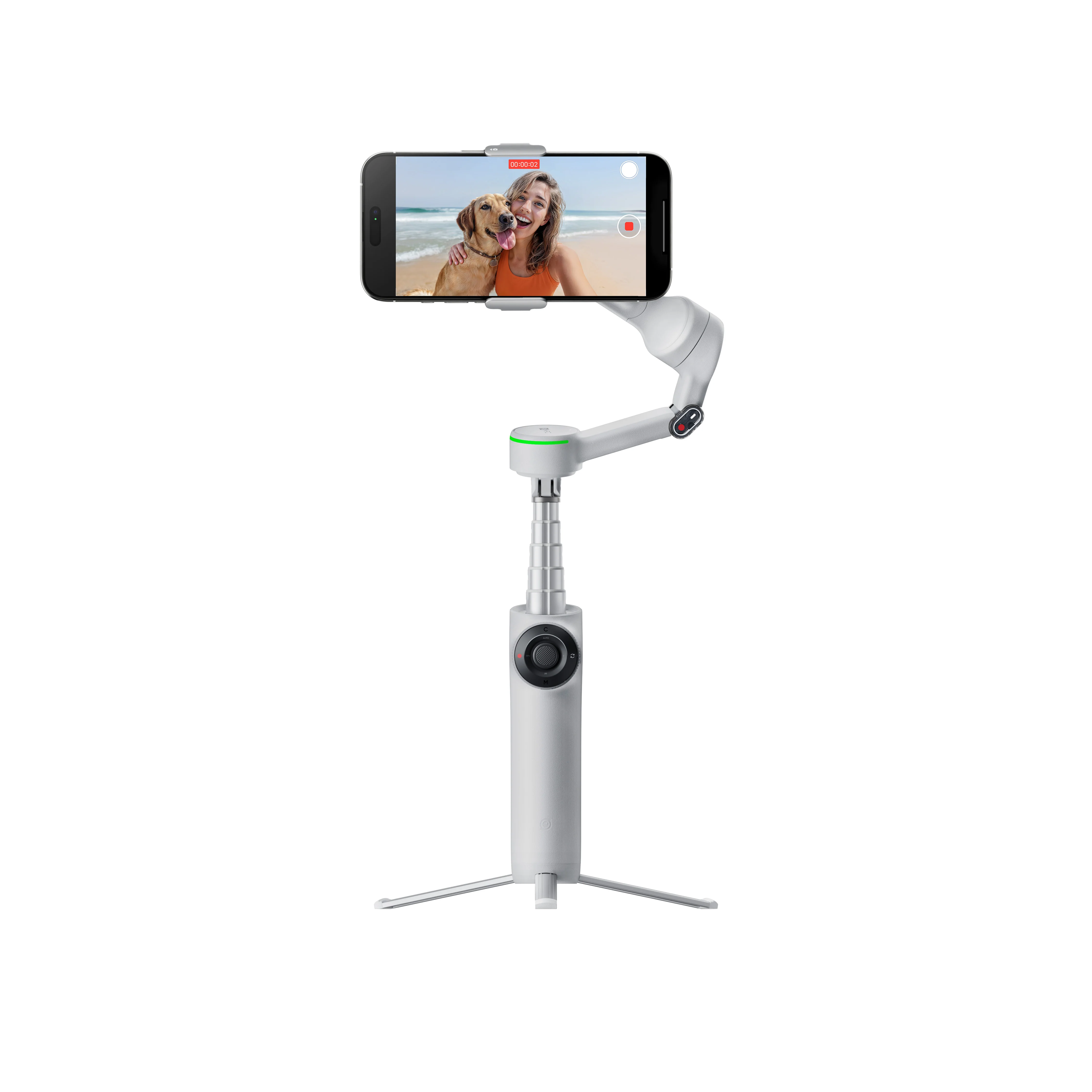 Insta 360 Flow 2 Pro AI Powered Portable Gimbal, Stone Grey, I04CINSABQBSG - Image 2