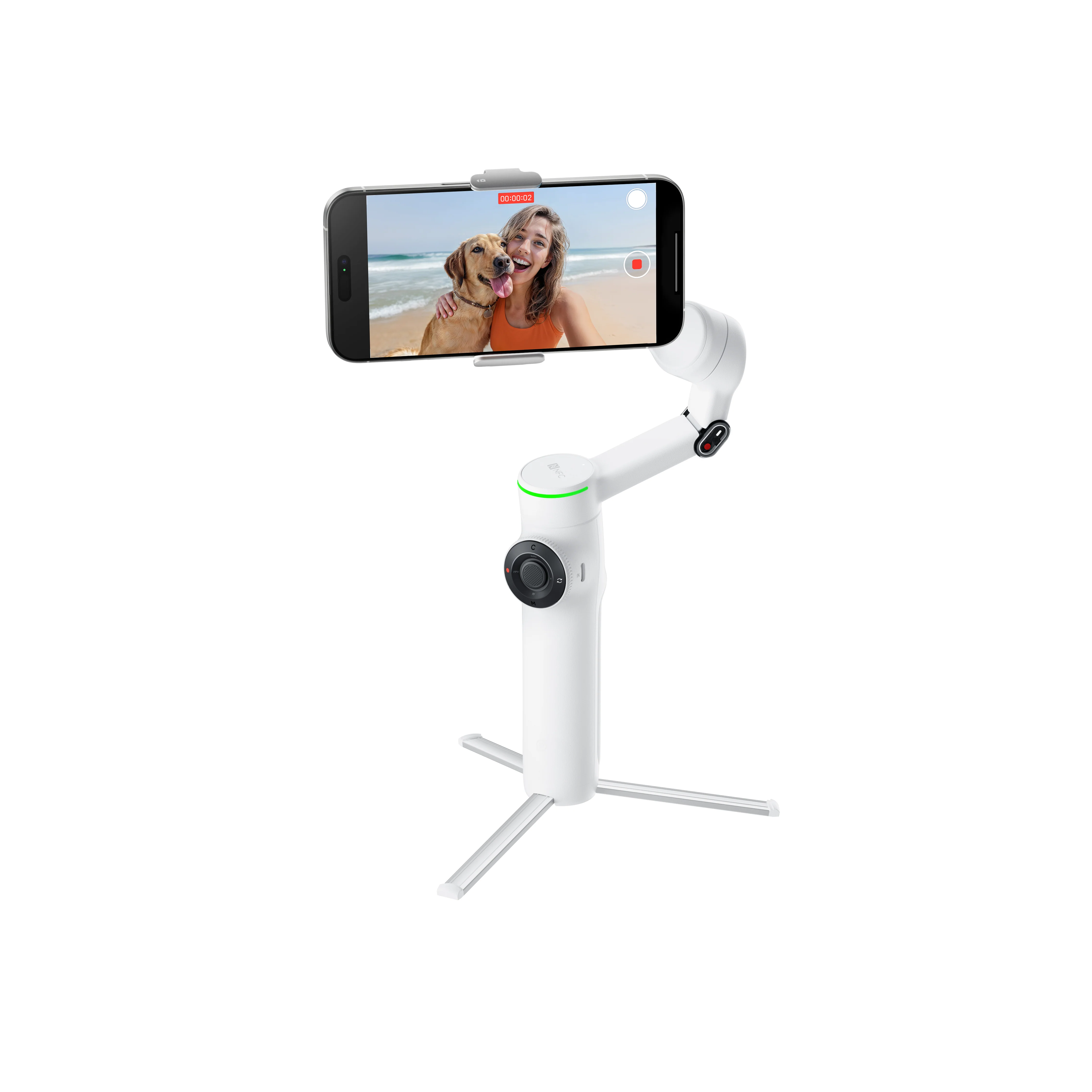 Insta 360 Flow 2 Pro AI Powered Portable Gimbal, Summit White, I04CINSABQBSW - Image 8