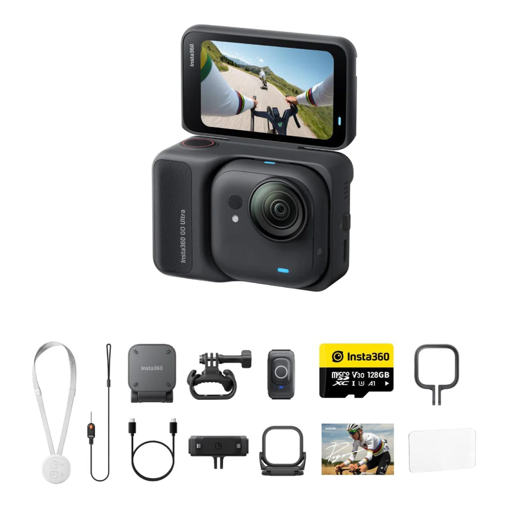 INSTA360 Go Ultra Camera Premium Cycling Bundle Black