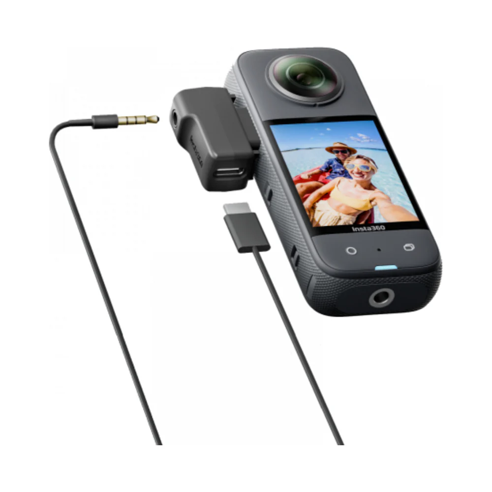 Insta360 X3 Camera Mic Adapter Black - Image 2