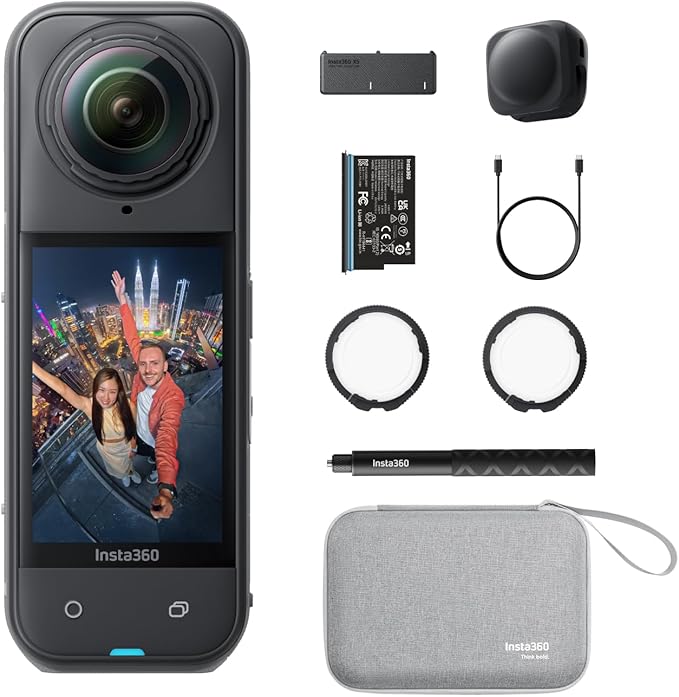 INSTA360 X5 360 CAMERA ESSENTIALS BUNDLE