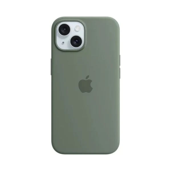 Apple iPhone 15 Silicone Protective Case Cover With MagSafe Cypress