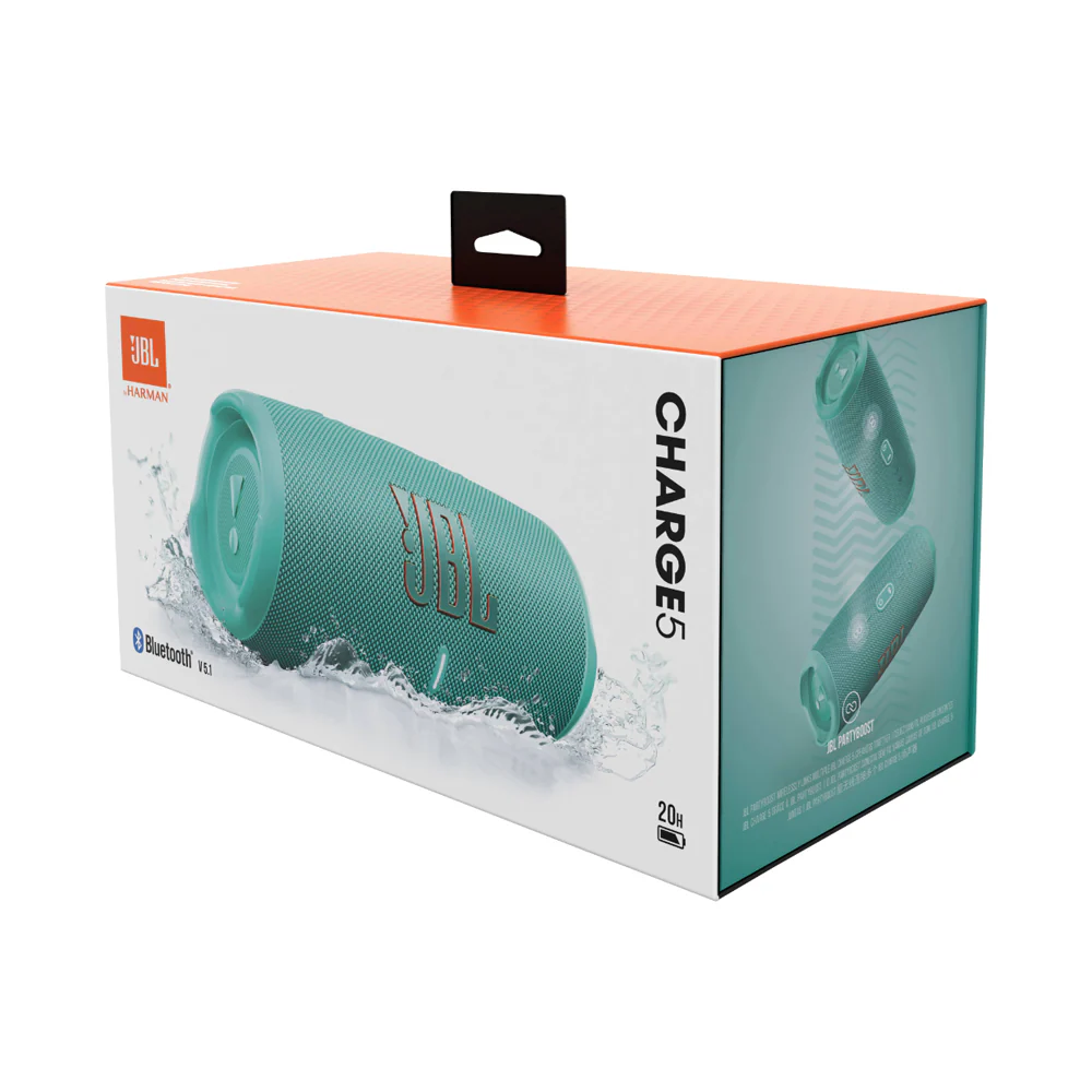 JBL Charge 5 Portable Bluetooth Speaker Teal - Image 6