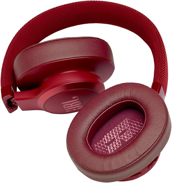 JBL Live 500BT Wireless Over-Ear Headphones Red - Image 5