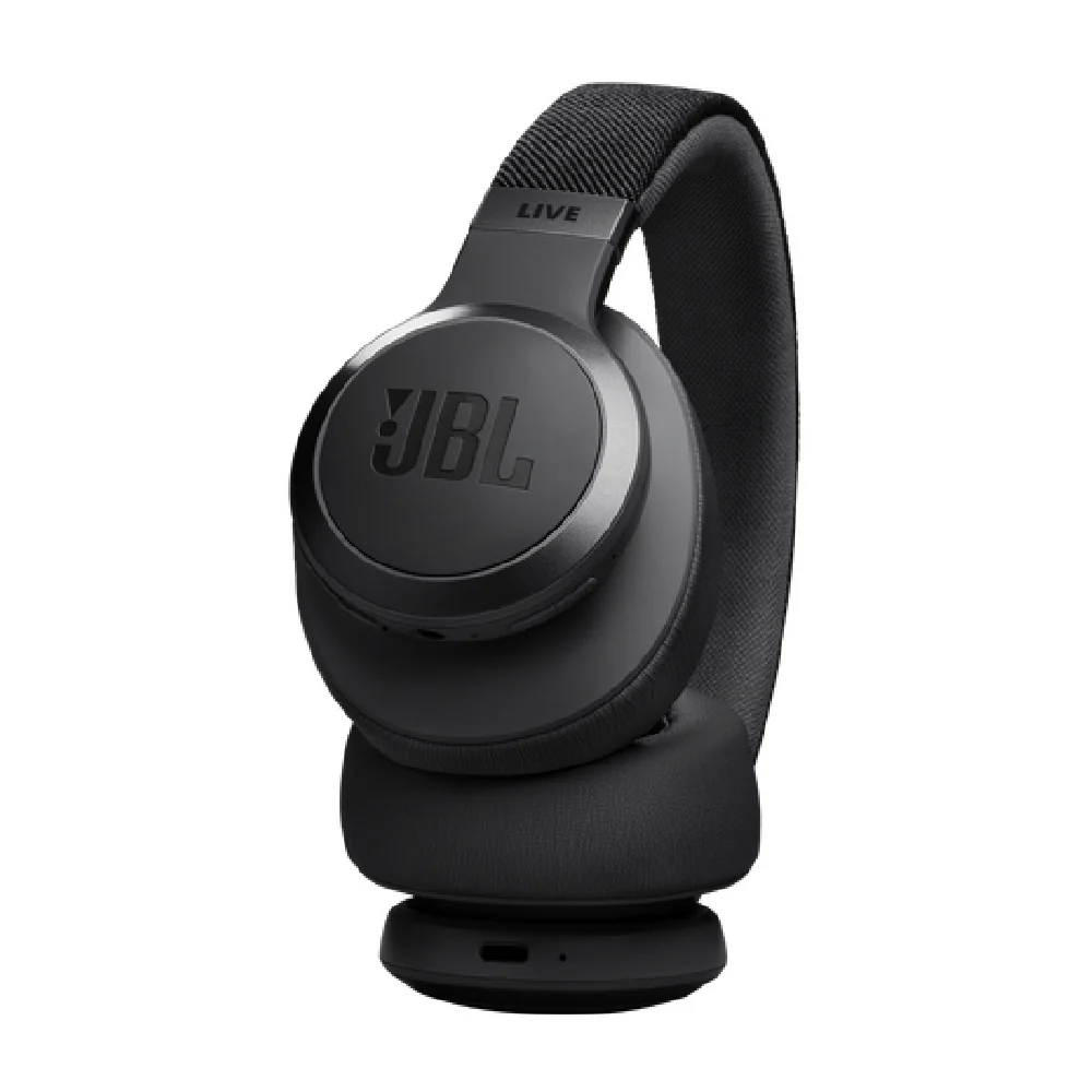 JBL Live 770 Wireless Noise Cancelling On-Ear Headphone Black - Image 7