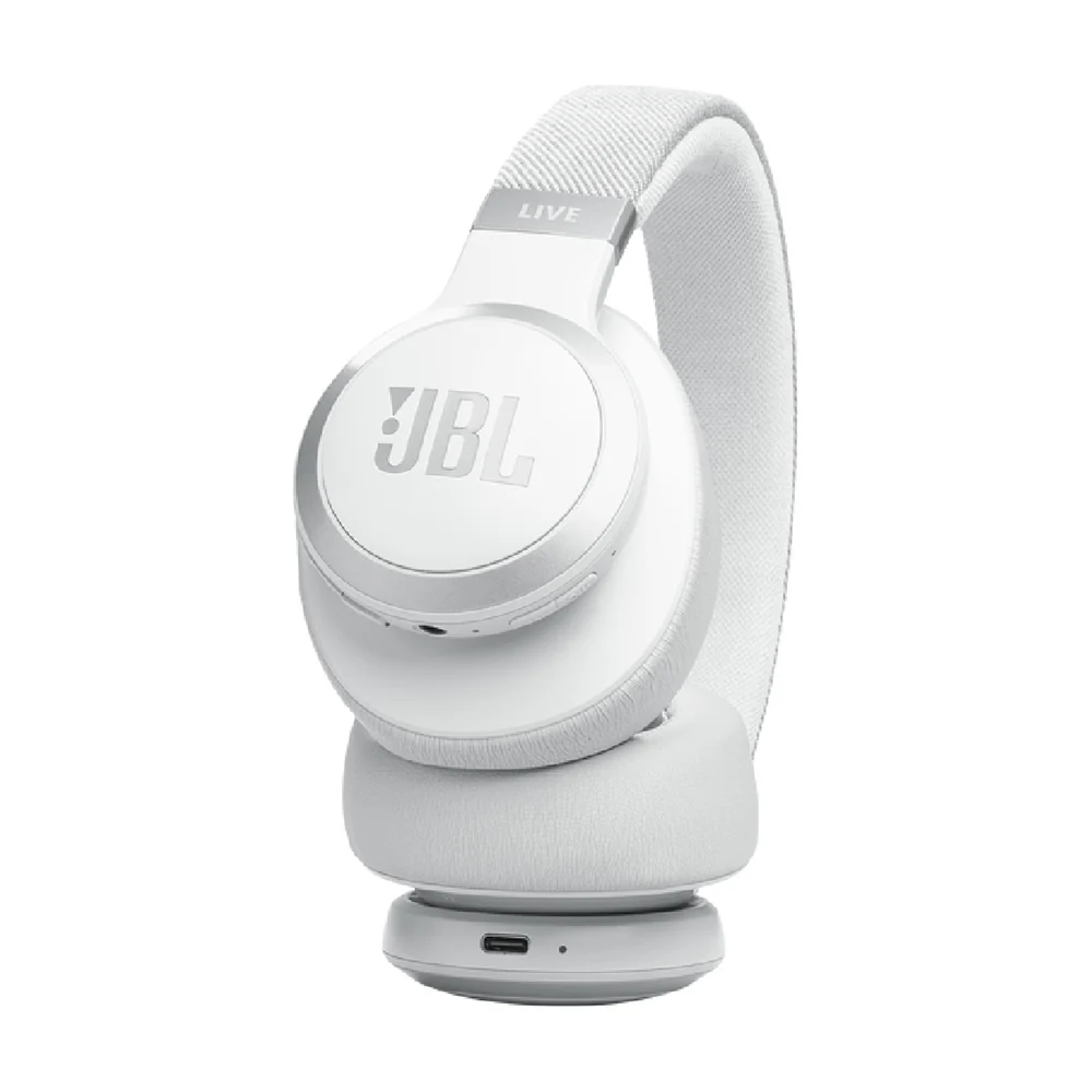 JBL Live 770 Noise Cancelling Headphone White - Image 5