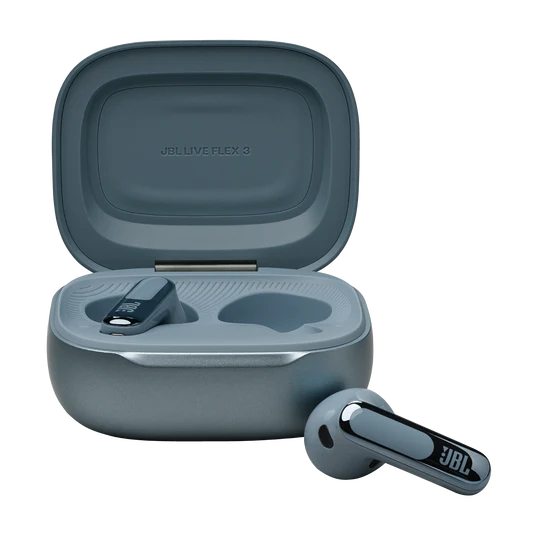 JBL LIVE FLEX 3 True Wireless, Noise Cancelling, Open Stick Earbuds, Smart Charging Case, Blue - Image 2
